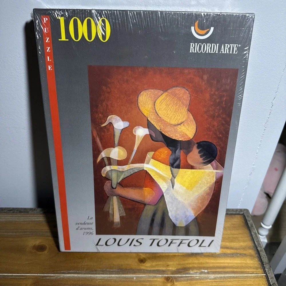 Louis Toffoli 1000 Piece Puzzle La Vandeuse D'arums 1996 Sealed Ricordi Arte